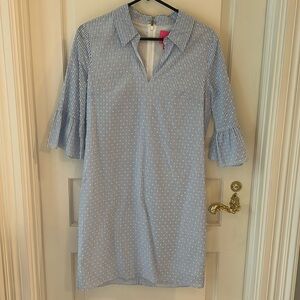 Lily Pulitzer blue and white dress